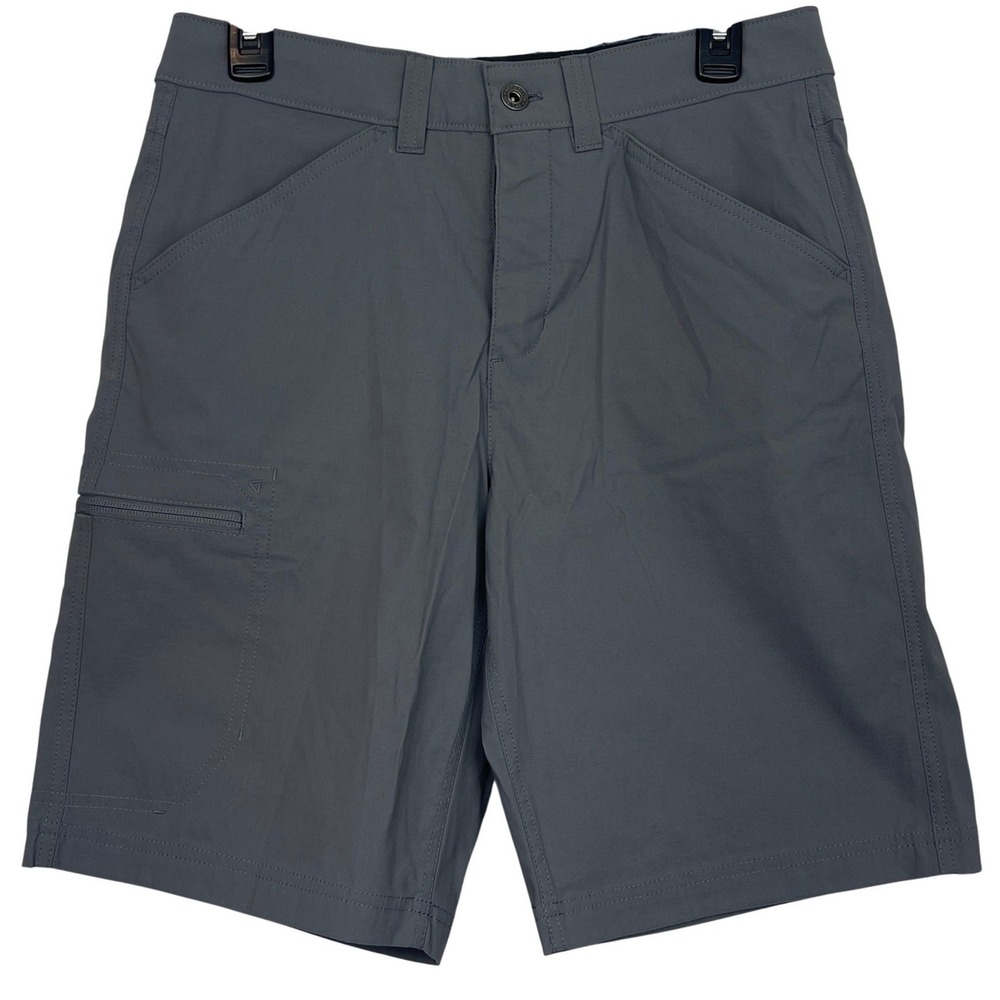 NEW Eddie Bauer Rainier 10" Tech Shorts Mens 30 Hiking Outdoor Gray 1854910